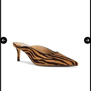 Tony Bianco Zebra Print Kitten Heels